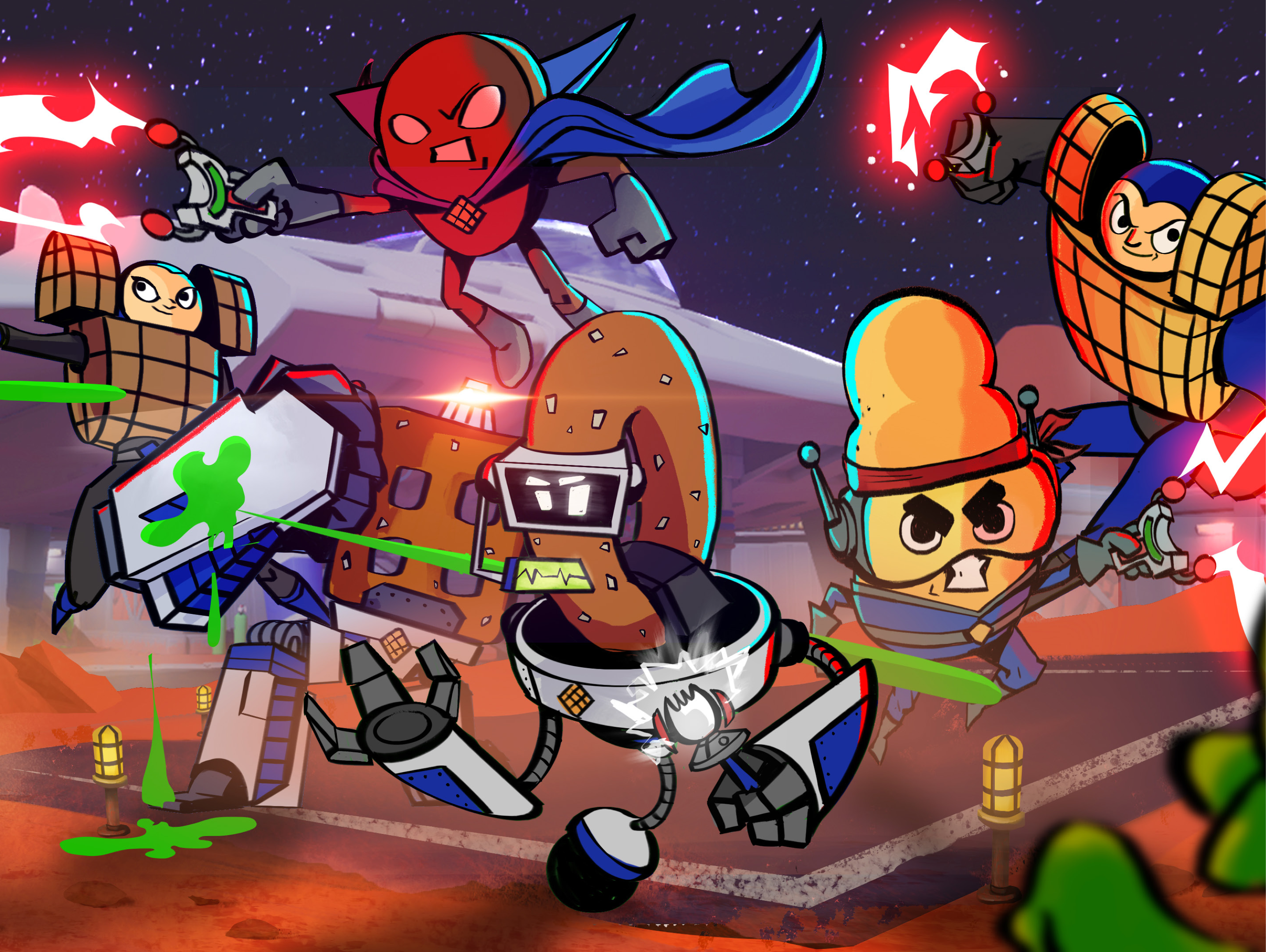 Chex Quest players
